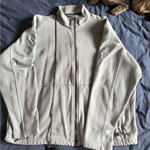 Nike ACG Light Gray Full-Zip Jacket Large